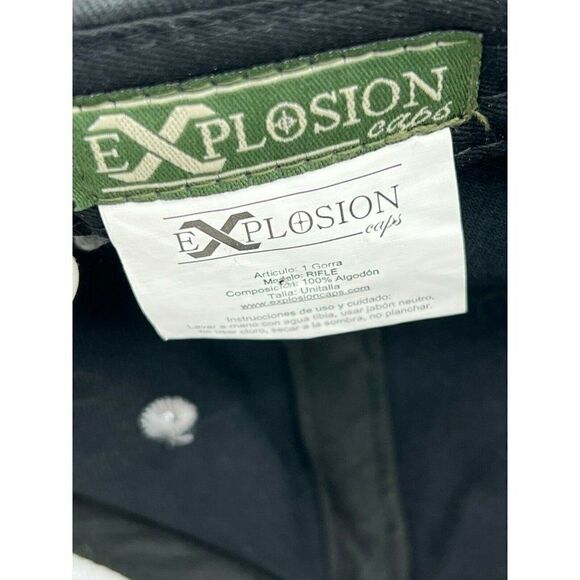 Explosion Caps Snapback Hat Mens Mining Spanish PROMIN Heavy Equipment - Picture 5 of 6